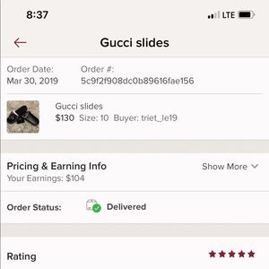 5 star ⭐️ rating for Gucci slides